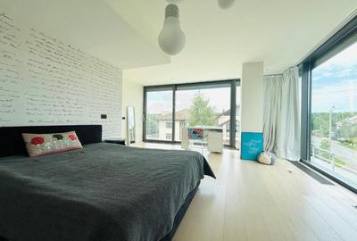 Vila Minimalista cu  Design Deosebit, 4 Dormitoare, Inchiriere, Corbeanca - 17