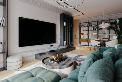 Apartament cu 3 camere decomandat în Barbu Văcărescu