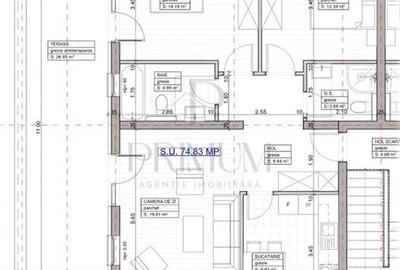 GIROC - 3 CAM - DECOMANDAT - 2 BAI - TERASA 30MP - LOC PARCARE - BLOC NOU || - 8