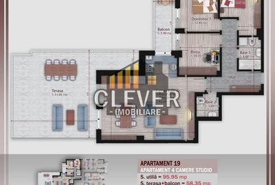 Apartament 4 Camere cu terasa 51mp, Pallady,  Metrou Nicolae Teclu - 1