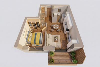 Apartamente noi cu 2 camere în ARED AFI – Cel mai mic preț, comision 0 - 2