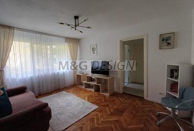 Apartament cu 2 camere semidecomandat, mobilat în Take Ionescu