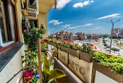 Apartament cu 4 camere decomandat în P-ța Gării
