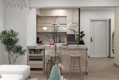 Apartament premium 3 camere în Wings – 94,02 mp + terase panoramice de 74,1 mp