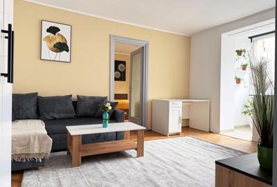 Apartament cu 2 camere semidecomandat, mobilat în Ștefan cel Mare