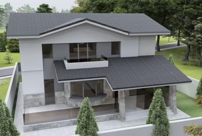 Super locatie, padure Rosu, vila în constructie 290 mp , teren 580 mp, Chiajna - 1