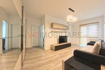 Apartament cu 2 camere semidecomandat, mobilat în Metalurgiei