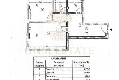 2 Camere 68 m.p. Bloc Nou Zona Gorjului - Parcul Liniei - 7