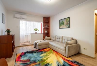 Apartament cu 2 camere semidecomandat, mobilat în Crângași
