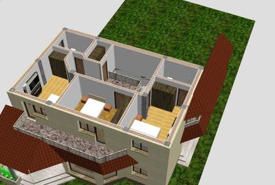 Veterani , casa construita din caramida - 5