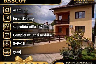 Casa 4 cam. Bascov, 167 mp S.U. , 514mp T. - 1