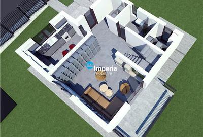 Vila P+E 126 mp, beci, 465 teren, Asfalt, Omenia, Valea Adanca - 8