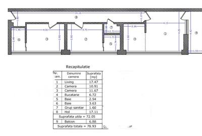 Apartament 3 camere  79 mp  Parcare inclusa Bloc boutique 2025 - 10