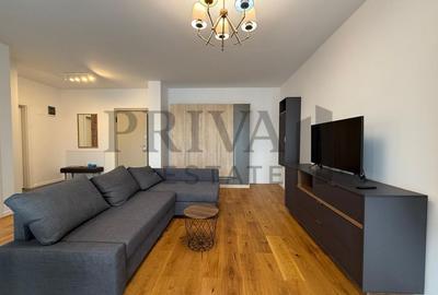 Apartament cu 2 camere semidecomandat, mobilat în Central