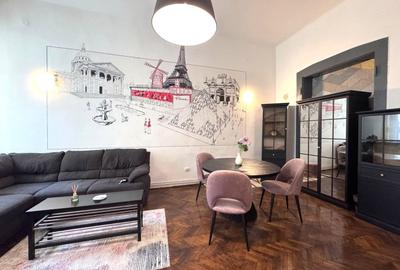 Apartament 2 camere 70 mp, cladire istorica, str Gh Sincai - Central - 9