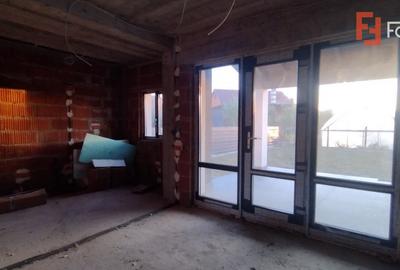 Duplex 5 camere, Becicherecu Mic - Garaj, terasa, Interior la Rosu - 11
