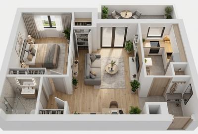 Apartament 2 camere 46mp Piata Amzei langa Banca Transilvania - 3