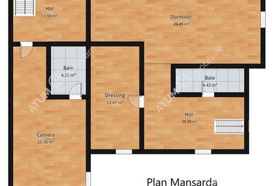 Casa cu 6 camere si 961 mp teren in zona Trei Stejari din Sibiu - 4