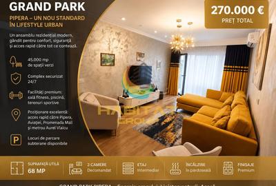 Apartament cu 2 camere decomandat, mobilat în Pipera