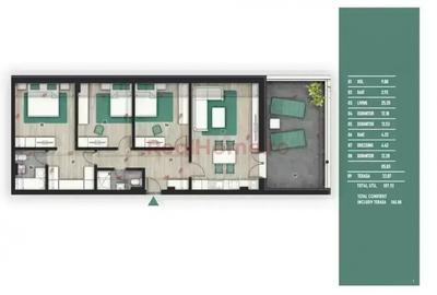 4 camere | 9 min metrou | terasa | mutare rapida - 4