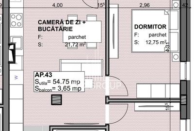 PF Apartament 3 camere de vânzare – Omnia Residence, Apahida - 11