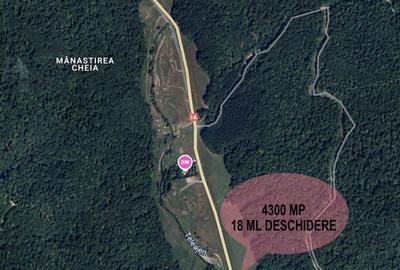 Teren Construcții extravilan de 4300 mp, în Cheia