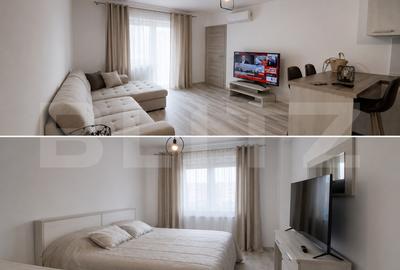 Apartament cu 2 camere decomandat, mobilat în Tractorul