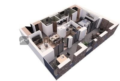 De vânzare apartament 2 camere, ultracentral, semifinisat - 4