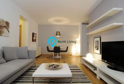 Apartament cu 3 camere semidecomandat, mobilat în Băneasa
