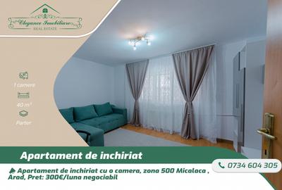 Garsonieră decomandată, mobilată în Micălaca