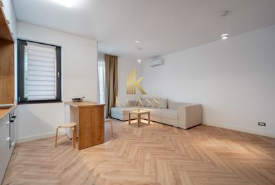 Apartament cu 2 camere semidecomandat, mobilat în Pipera