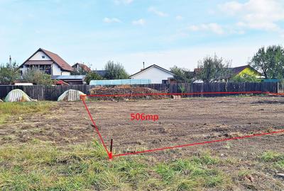 Teren intravilan de 506mp in Bod, intre case noi, utilitati, 28500euro - 3