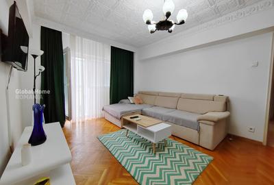 Apartament cu 3 camere semidecomandat, mobilat în Tineretului
