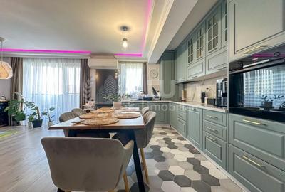 Apartament cu 2 camere semidecomandat, mobilat în Între Lacuri