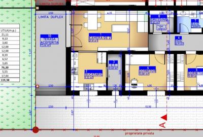 Duplex cu 3 camere, 76 mp utili si 300 mp teren, de vanzare in Sacalaz - 3