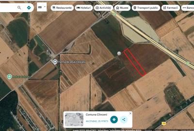 Teren 9.200 mp Clinceni – Langa A0 -  Deschidere Dubla - 1
