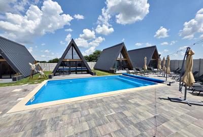 AFACERE LA CHEIE | Complex Turistic Premium A-Frame + Piscină | Snagov - 5