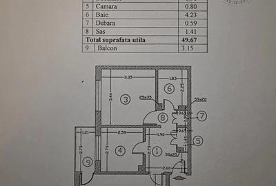 Apartament 2 camere | Băneasa | Decomandat | Etaj 2/4 - 9