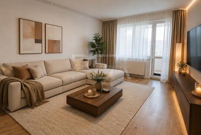 Apartament cu 2 camere decomandat, mobilat în Titan