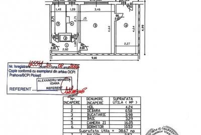 Apartament 2 camere | Confort 2 | Etaj 4/4 | Vest - 9