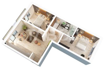 Apartament cu 3 camere decomandat în Mihai Viteazul