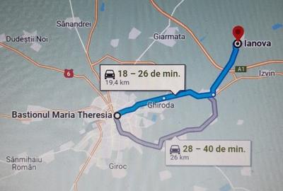 Proprietar, vând teren intravilan, în Ianova, loc excelent, 12 km de Timișoara - 2