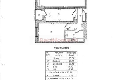 2 Camere Pallady | 61mp utili | Mobilat  + Parcare - 3