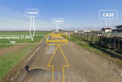 Teren Extravilan 27.373 mp – Cornetu, Str. Aeroportului | 12€/mp - 3