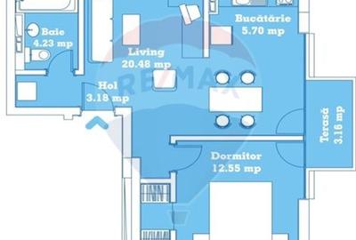 Apartament 2 camere de inchiriat – Complex Rasarit de Soare, Titan - 14