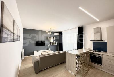 Apartament cu 2 camere semidecomandat, mobilat în Nord