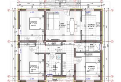 Casa parter, 4 camere, 91mp utili, Stupini - 1