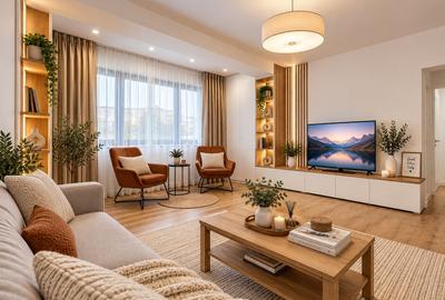 Apartament cu 2 camere decomandat, mobilat în Pipera