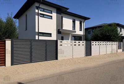 Vila P+1E Individuala - Comuna Berceni 5 Camere - 2 Bai - Strada Asfaltata - 10