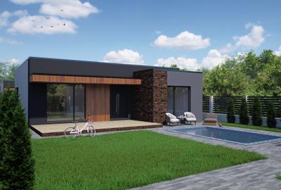 Proprietate noua Sat Costi cu piscina st 470 mp zona de intrare in sat - 1